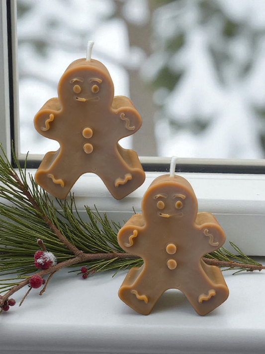 Gingerbread Man 2oz mini candle